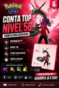 Conta Pokemon Go 58