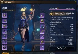 Conta NA lvl 40 gearscore 100