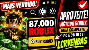 Robux Fácil (PC e Celular) - Entrega automática