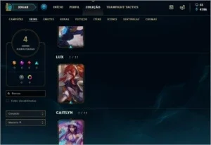 Conta Platina League of Legends