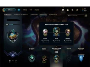 CONTA DIAMANTE 1 SEM FAZER A MD10, MMR DE MESTRE, 149 SKINS