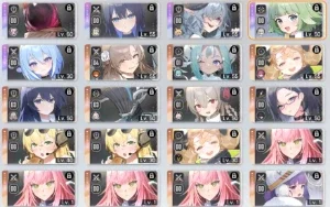 Chaos zero nightmare CZN Level 55 account (Late game)