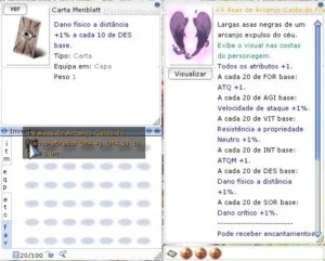 +9 Asas do Arcanjo Caído Franco Atirador MIRA APURADA 4/3/3
