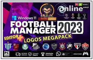 FM23 + Online Pc + Super Pack + Editor Football Manager 2023