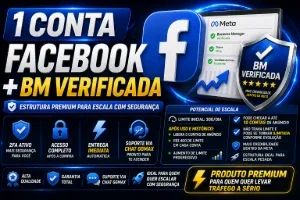 Conta Facebook+BM Verificada|2FA Ativo| Pronto pra anuciar