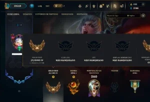 Ouro 4 com 150 Champs e 71 Skins +1 Prestigio