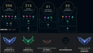Conta Lol Diamante