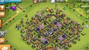 Clash of clans - Cv 9 full 4000 gemas