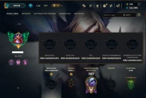 Unranked com TODOS os Champs e 132 Skins ( ADC / SUP )