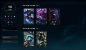 CONTA DE LOL D4 COM SKINS