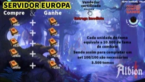 X100 Tomos da Visão - Albion Online | ON 🟢 |SERVIDOR EUROPA