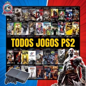 Pack Emulador de PS2 para PC + Coleção Completa de Jogos!
