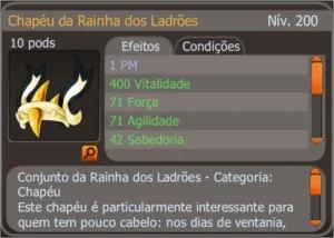 Chapéu da Rainha dos Ladrões EXO PM