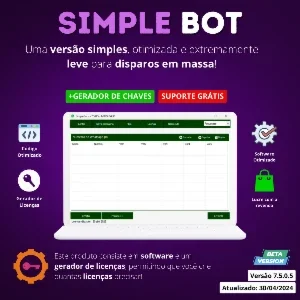 Software SimpleBot – Disparador para Wh4ts4pp ⭐