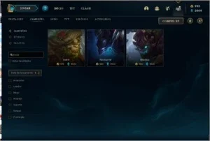 Vendo conta de lol d3 121 skins