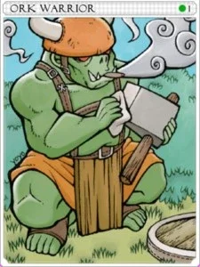 Carta Guerreiro Orc