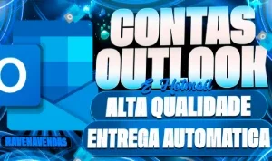16X Contas Email Outlook/Hotmail Antigas E Novas S/ Sms