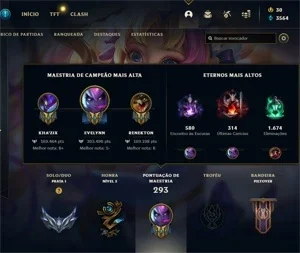 Conta Riot Valorant+ LoL diversas skins em ambos os jogos