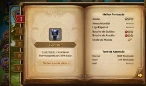Conta summoners war (servidor Japonês) muitos anos parado