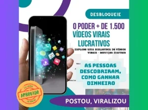 Pack +1500 Videos Virais - Monetize Sua Rede Social + BÔNUS