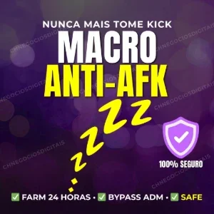 Macro Anti-AFK VIP 2026: Farm Automático GTA RP e Roblox