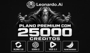 LEONARDO AI 25000 CRÉDITOS | CONTA PRIVADA | 30 DIAS
