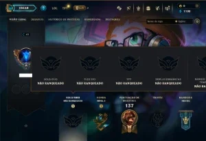 Unranked com 45 Champs e 13 Skins
