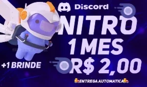 Discord Nitro Gaming 3 Meses + 6 Impulsos | 1 MES | Gift | A