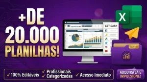 📊 Pack Excel Premium + De 20 Mil Planilhas 📊