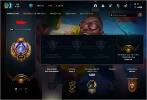 Conta LOL Smurf Unranked Diamond Season 9 147 Skins