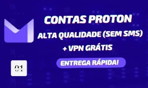 [MAIS VENDIDO] CONTAS PROTON NOVAS + VPN GRÁTIS + SEM SMS