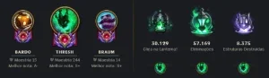 Conta 2014 Mono Thresh 2.8M, D4 Ex Mestre - Muitas Skins