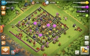 Vende-se conta do Clash of Clama semi full Cv 11