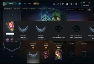 Prata 1 com 85 Champs e 24 Skins