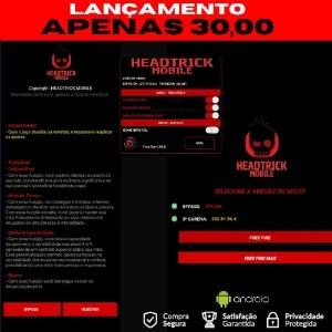 Free Fire - Regedit Mobile - Headtrick - Vitalício