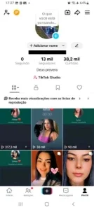 Conta Do Tiktok Monetizada +13K Seguidores +38,2K Curtidas