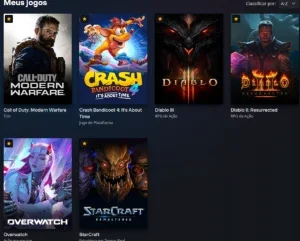 Conta Battle Net com saldo e jogos