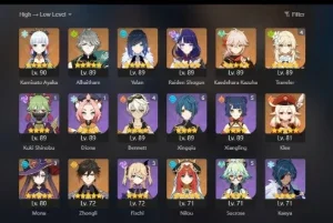 Genshin AR56 (Asia) + ZZZ Nv 54 (América) | Top Meta | Acess
