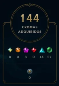 Conta LOL 2015