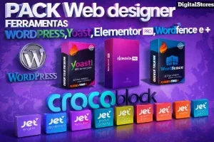Pack Web Designer Worpress e Elementor Pro-Plugin Yoast SEO