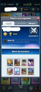 Vendo conta clash royale