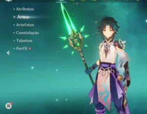 Conta Genshin AR-55 Xiao com Jade