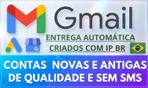 Contas Google/Gmail Br Novas de Qualidade