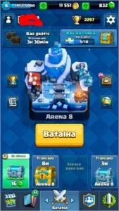 CONTA CLASH ROYALE COM 5 LENDÁRIAS, LAVA HOUND NIVEL 2