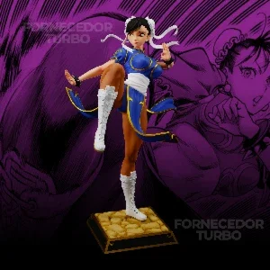 Chun Li 3D - Arquivo .Stl Para Impressão 3D