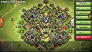clash of clans centro de vila 9 full