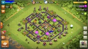 conta clash of clans