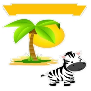 Arquivo de corte topo de bolo Zebra