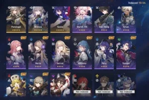 Conta Honkai Star Rail Bronya,Seele + Natasha 6* Full Acesso