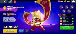 Conta Brawl Stars Com Muitas Skins, 5 Personagens Lendarios